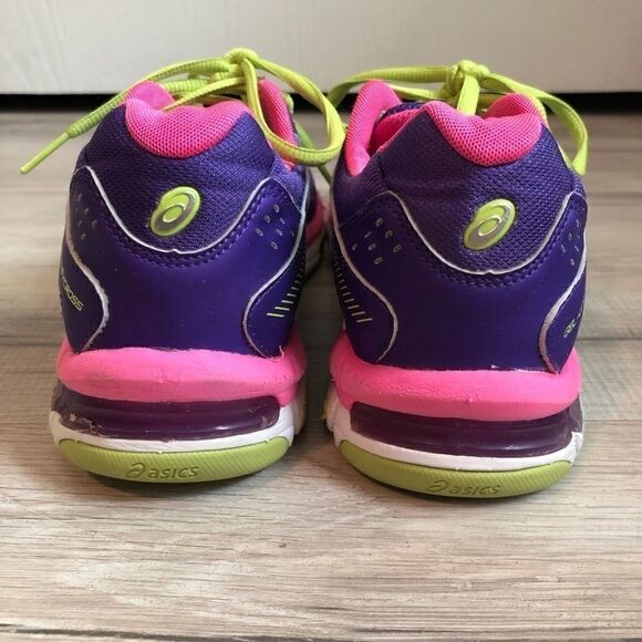ASICS Purple Gel Volleycross Shoes Size 6 - Picture 4 of 9